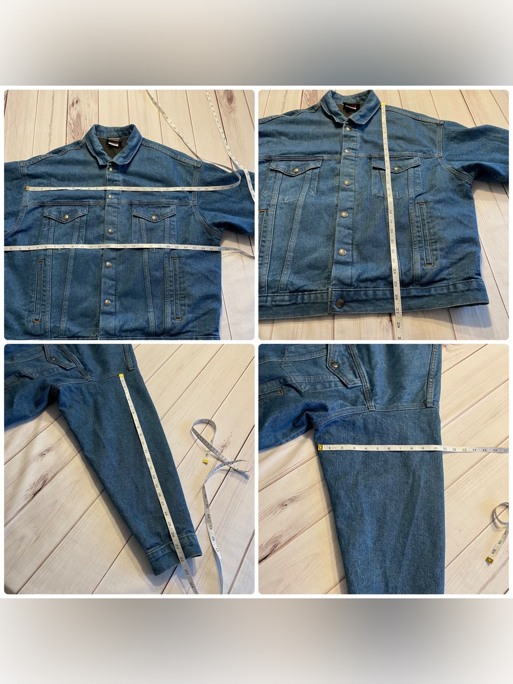 VTG Authentic NRA Gear Denim Jacket Mens Large Heavy Concealed Carry MADE IN USA - Picture 15 of 16